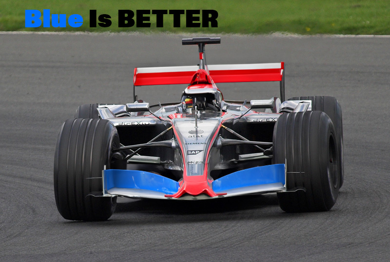 bad image of a racecar 